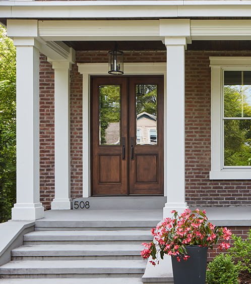 After: Fiberglass Entry Door Upgrade in Erin Mills, Mississauga